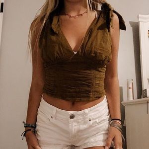 OLIVE GREEN TOP!